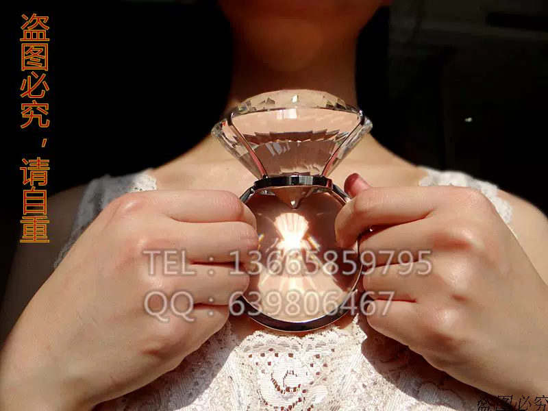 Crystal Super Diamond Ring Ngày lễ Giáng sinh Quà tặng Giáng sinh Kim cương Nhẫn lớn Yêu cầu cho đám cưới Phong cảnh đạo cụ Tùy biến nhẫn vàng tây