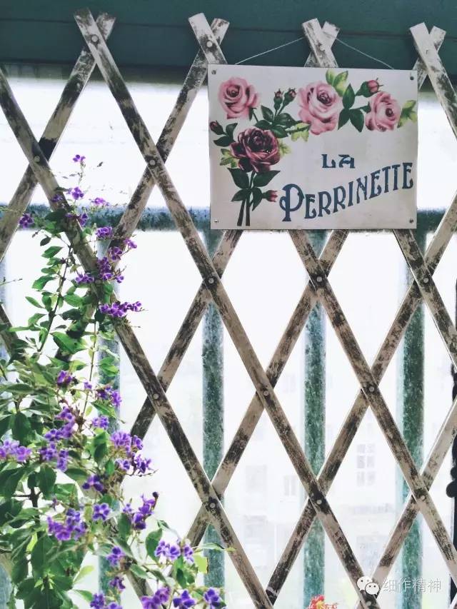 INS French country vintage enamel enamel painting Rose decoration listing Welcome Dining room Kitchen entrance European style