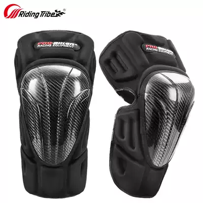 Riding tribal motorcycle knee pads real carbon fiber elbow pads anti-fall and anti-collision breathable motorcycle male knight equipment summer