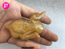 Hot sale antique jade Jade antique collection carved jade Jade hollow living room imitation Unearthed High ancient jade handlework