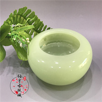 Imitation Ancient Jade Afghanistan Jade Green Jade Ashtrays Fish Tank Pendulum Pieces Home Desk Living-room Pendulum is beautifully delivered