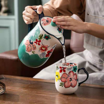 Suit Soup Cup Ceramic Hand Painted Glazed Milk Cup Breakfast Bowl cereal bowl Cereal Bowl for lovers to cup cold water bottles