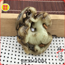 Hot sale antique jade Jade Jade Jade jade pendant decoration brand character pendant war Han Ming and Qing dynasties craft horse