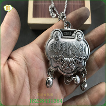 S925 sterling silver lock DIY accessories Long life rich lock Imitation silver bracelet Necklace pendant pendant pendant Handmade material jewelry