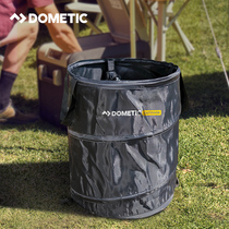 Dometic Dometic outdoor folding windproof large capacity portable ultra-light trash can with lid black environmental protection