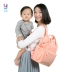 Túi đeo vai đa năng công suất lớn trở lại cách nhiệt sữa cách nhiệt túi đa năng cách ly chống va đập cho mẹ và bé mua bộ túi mẹ và bé Túi / túi Baby