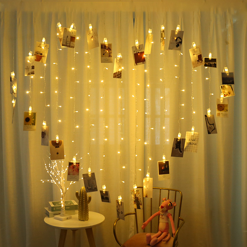 Seven-night Courseware Wedding Props Scene Placement Romantic Surprise Table White God Instrumental KTV Room Interior Led Loving Decorative Lights 
