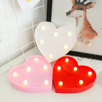 Romantic room decoration Small love decorative light Confession small night light to send girlfriend friends creative gifts girl props