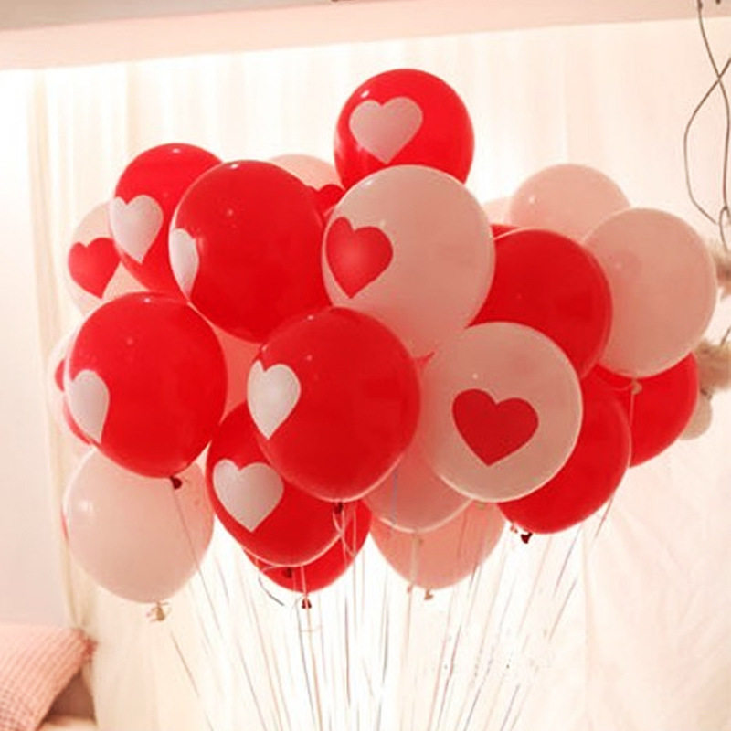 2 8g thick printed balloon romantic layout single shot