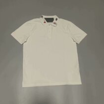 Small Snake Cut with a nice texture nice pure cotton mens body upturned short sleeves polo shirt Summer short T