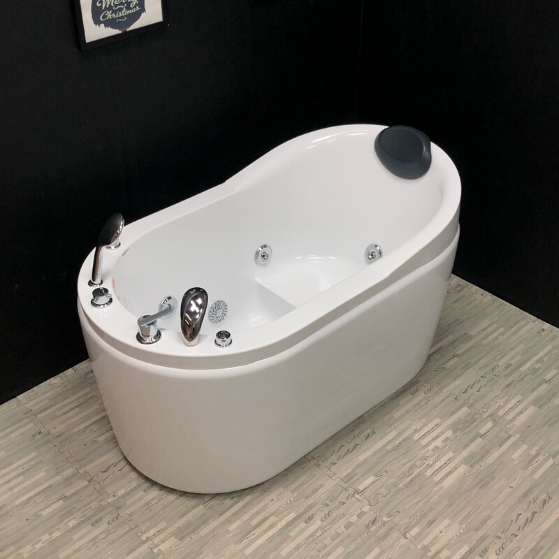 Deep Soaking Freestanding Adult Household Bathtub for Small Apartments 1.2- 1.5m with Seat, Massage, and Constant Temperature Features Deep Soaking Freestanding Adult Household Bathtub for Small Apartments 1.2- 1.5m with Seat, Massage, and Constant Temperature Features