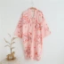 Phụ nữ mới gạc cotton áo choàng cotton mỏng áo tắm đồ ngủ mùa hè ngủ đơn áo tắm Night Robe