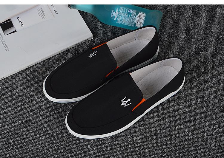 Giày vải thoáng khí Giày nam mùa hè Giày thủy triều Bắc Kinh Giày vải nam Giày thông thường một bàn đạp thấp để giúp giày lười giày thể thao nam đẹp