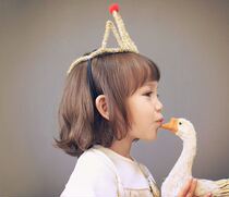 Tennis Red Ins Birthday Hat Crown Children Princess Girl Hair Stirrup Party Hat Creativity
