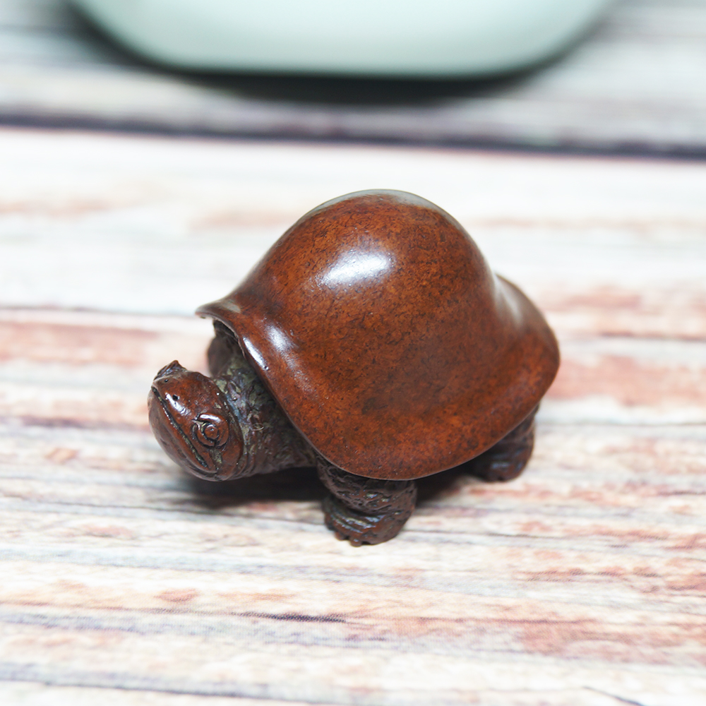 Su-worked solid turtle bronze tea darling creative bouquets bouquets of tea ceremony Gay chaise tea play factory price
