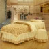 Beauty khăn trải giường denim bedspread thẩm mỹ viện dành riêng cao cấp phong cách châu Âu liệu pháp xoa bóp nhỏ gọn massage bedspread chung - Trang bị tấm
