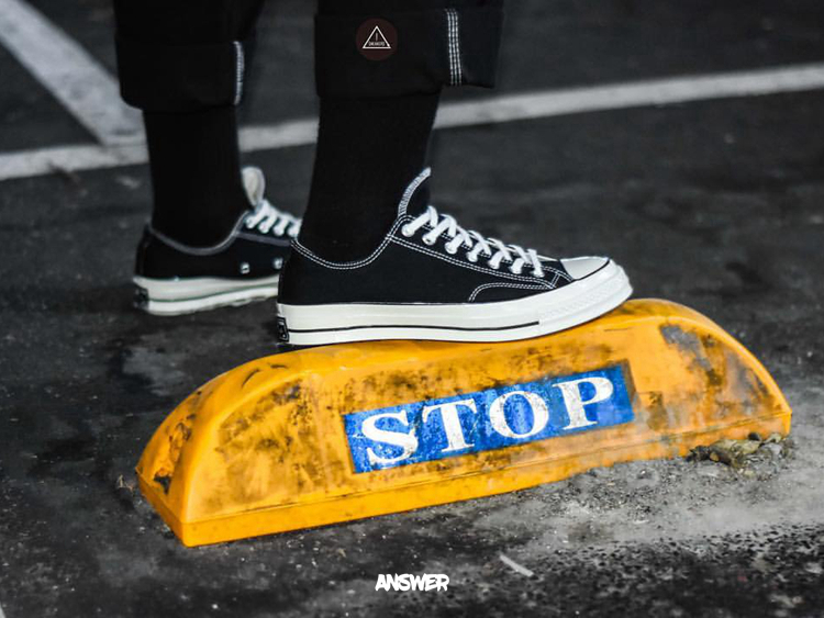 Converse All Star 70s Giày vải cổ điển Samsung Độ cao 142334C 162050C giay the thao nu