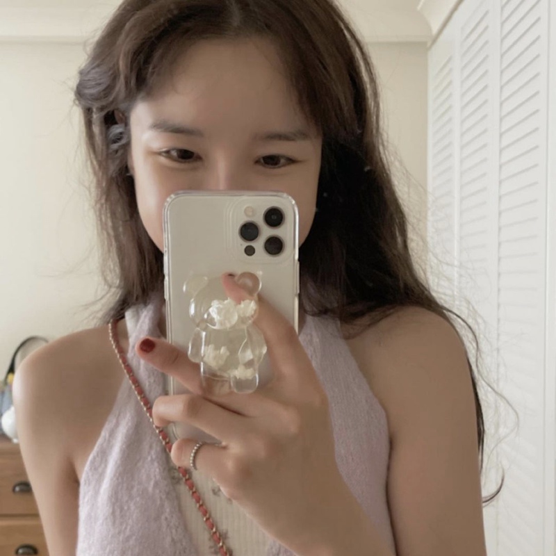 Now, Weloveeva/Acc Han Yunduo Little Bear! This Year's Cutest! Simple Lazy Phone Holder, Minimalist Style ins