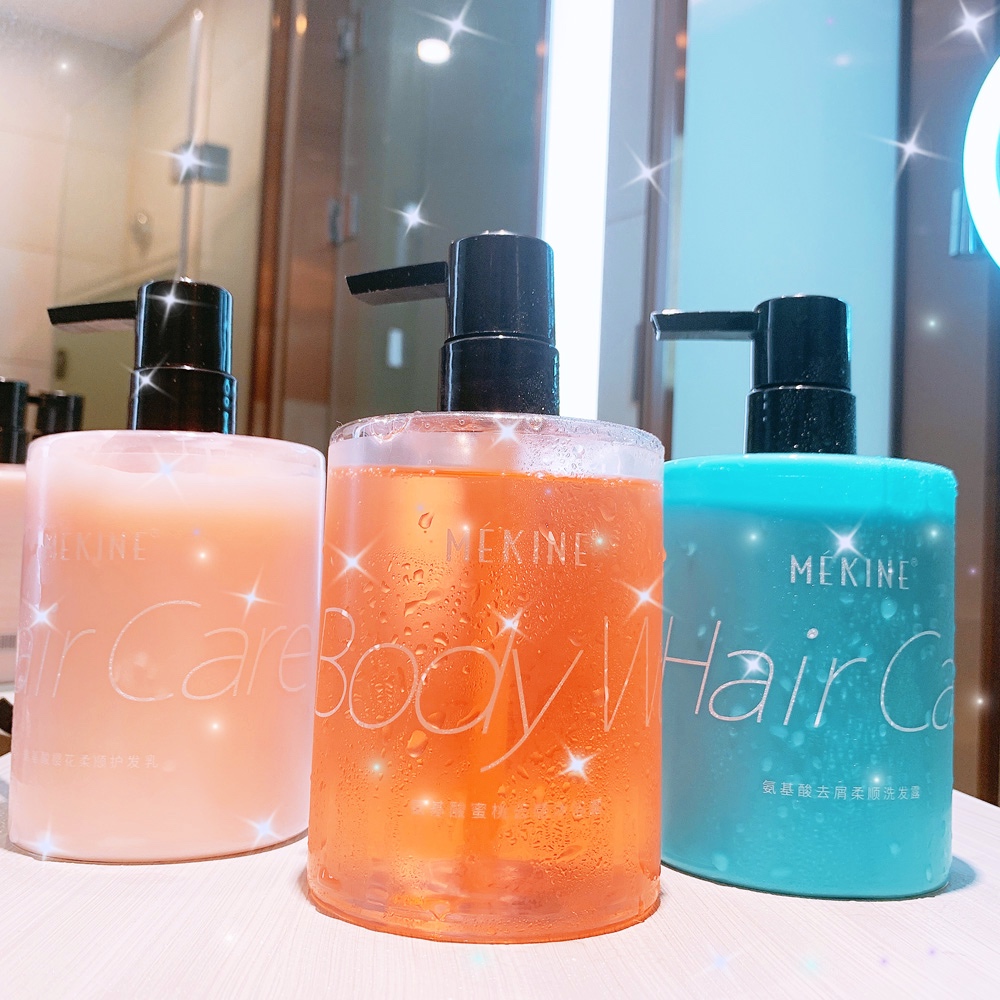 Li Jiaqi Recommended Amino Acid Shampoo for Water Protection Shampoo Suit Fragrant water Honey Peach Body Control Oil with Persistent Aroma