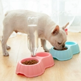 Кошачья чаша, собачья миска кошка горшок с автоматической питьевой водой бассейн кошачья бассейн с двойной собачьей горшок с двойной миской пэт -миска собачья кошка принадлежности