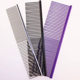 Бесплатная судоходная расческа собак, расческа с рядными животными, длинная зубная расческа, расчесала открывающаяся кошка, плюшевая красавица прямая комбинация