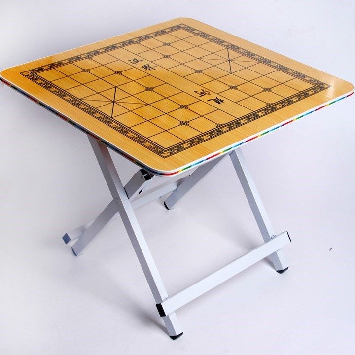 Board table folding folding table Table Chess Table Dual-use folding for small square table Dining Table Dining Table Student Desk