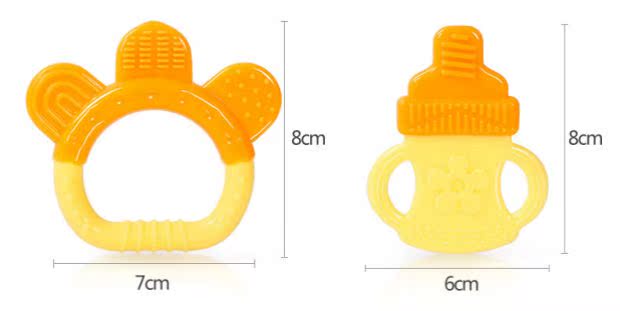 Đồ chơi cho bé teether không độc hại có thể đun sôi kẹo cao su cho bé 0-6-12 tháng cắn môi trường - Gutta-percha / Toothbrsuh / Kem đánh răng kem đánh răng trẻ em