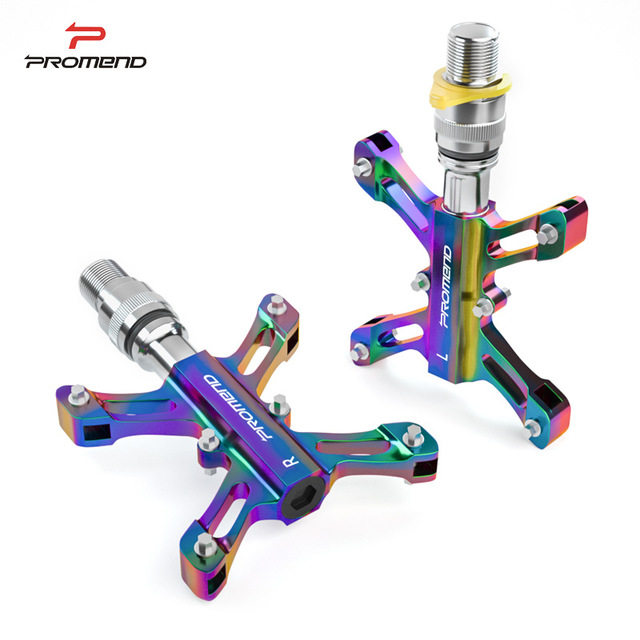 Bicycle pedals Universal mountain road bike pedals San Peilin ultra-light disassembly non-slip aluminum alloy accessories