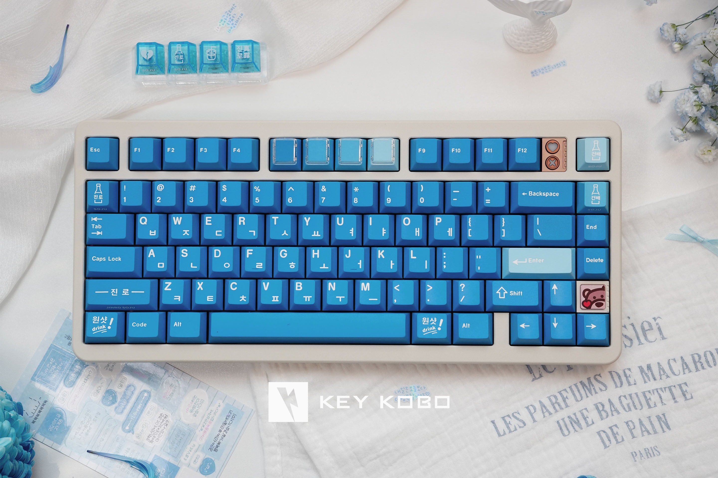 world.taobao.com: Keykobo Soju Blue Kkb Keycap Key Workshop Abs