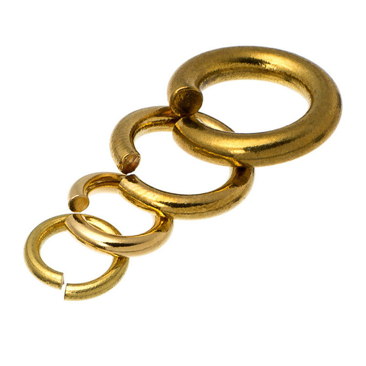 DIY Metal Handmade Accessories 3 - 12mm Pure Copper Opening Circle Brass Circle Copper Circle Connecting Circle