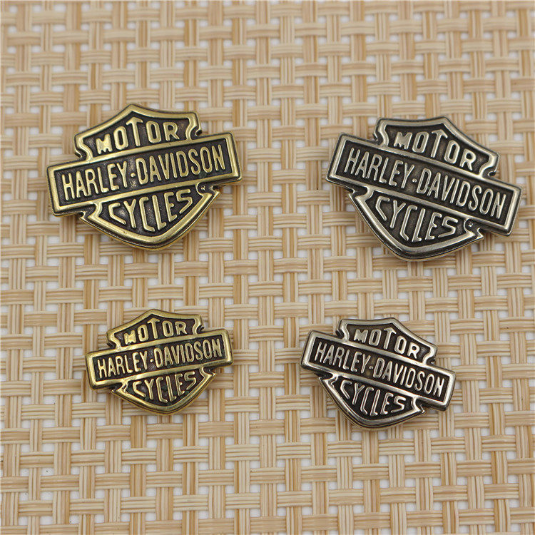 Pure Brass Locomotive Harefiscal Buttoned DIY Lighter Leather Clothing Retro moratore Order leather Furniture Decoration