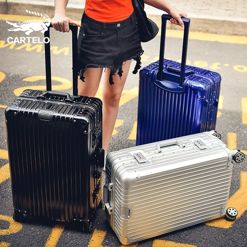 Металлический универсальный прочный чемодан, алюминиево-магниевый сплав, 29 дюймов
