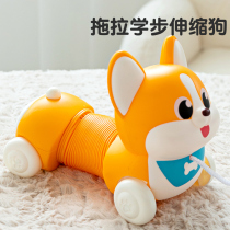 Internet celebrity leash puppy baby tugging toddler toy educational children pulling and walking traction 1 to 2 years old boys and girls