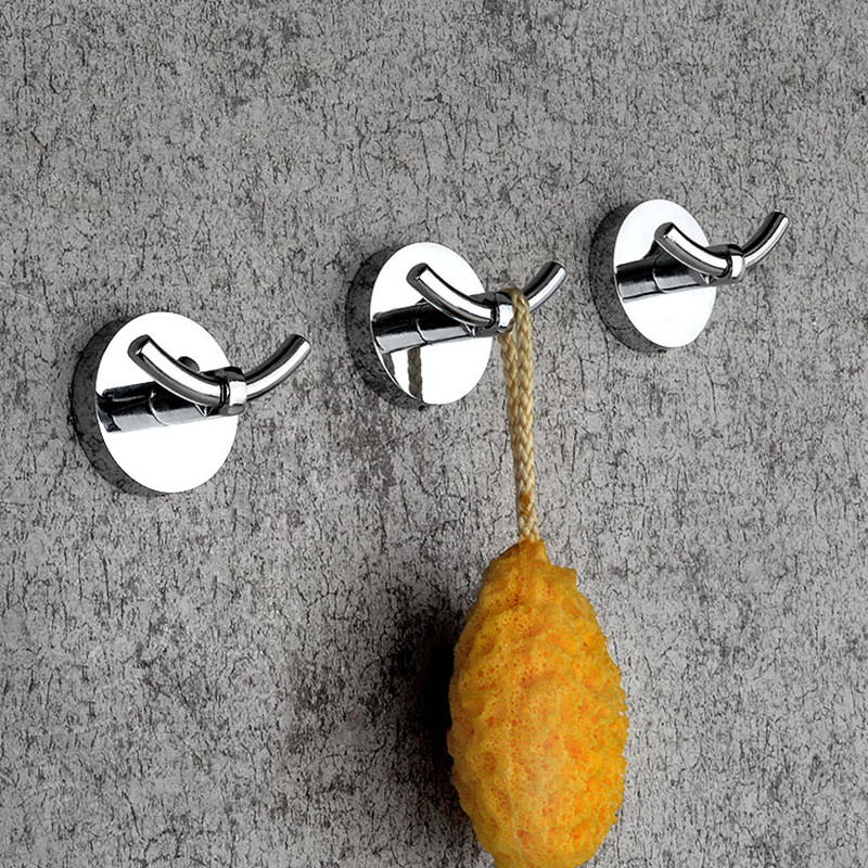 Tile Hook Fixed Hanging Wall Wall-mounted Heavy Weights Public Makeup Room Toilet Washroom Perforated Self-Glued Screws Hook