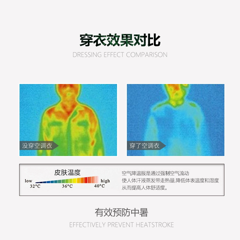 19V Điều Hòa Không Khí Quần Áo Mùa Hè Quạt Làm Mát Quần Áo Dài Sensi Làm Lạnh Không Chổi Than Quần Áo Có Phản Quang Quạt Áo Sơ Mi Tay Ngắn