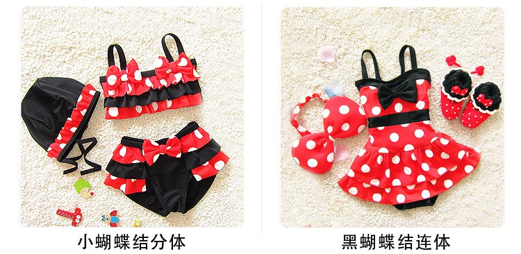 Cô bé 1-3 tuổi mặc bikini một mảnh bé gái dễ thương Trẻ sơ sinh trẻ em Hàn Quốc mặc đồ bơi trẻ em công chúa đồ bơi h&m cho bé gái