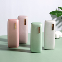 ins glasses case Korean small fresh myopia eye box Female portable simple student sunglasses case sunglasses case