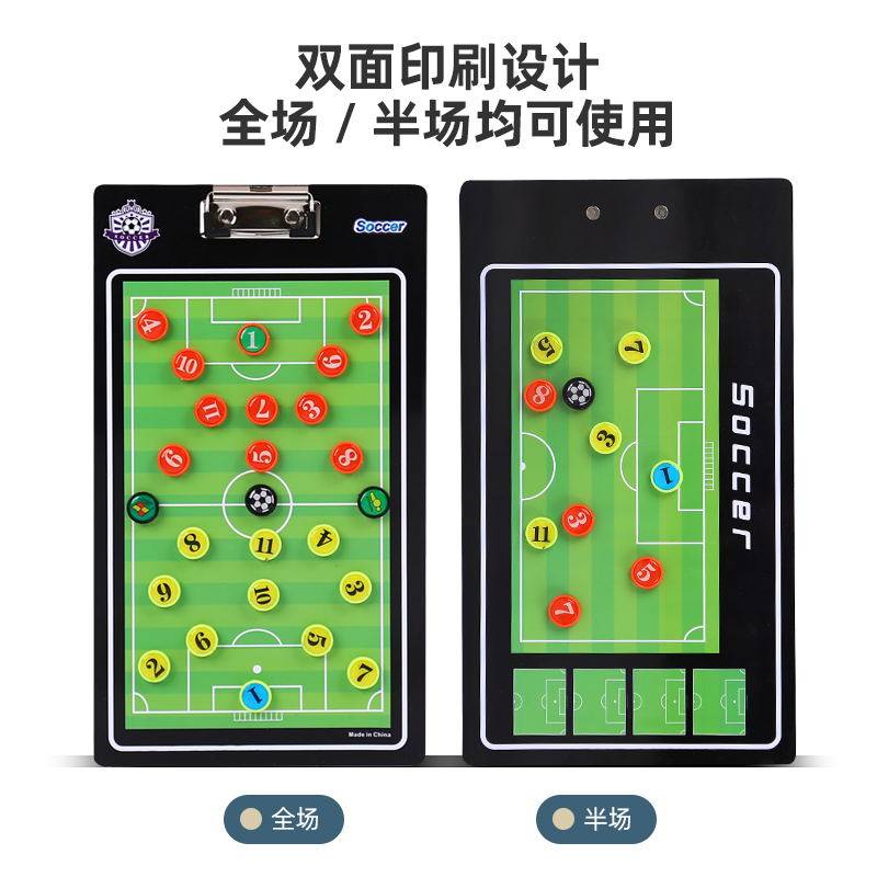 New Double-sided PVC Football Tactical Board Basketball Game Coach Teaching Teaching Board Ice Hockey Volleyball Sandpan
