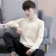 Thời trang áo len cao cổ nam phiên bản Hàn Quốc 2018 thu đông mới dòng quần áo nam chất liệu rắn tự phối màu áo len đáy Q3