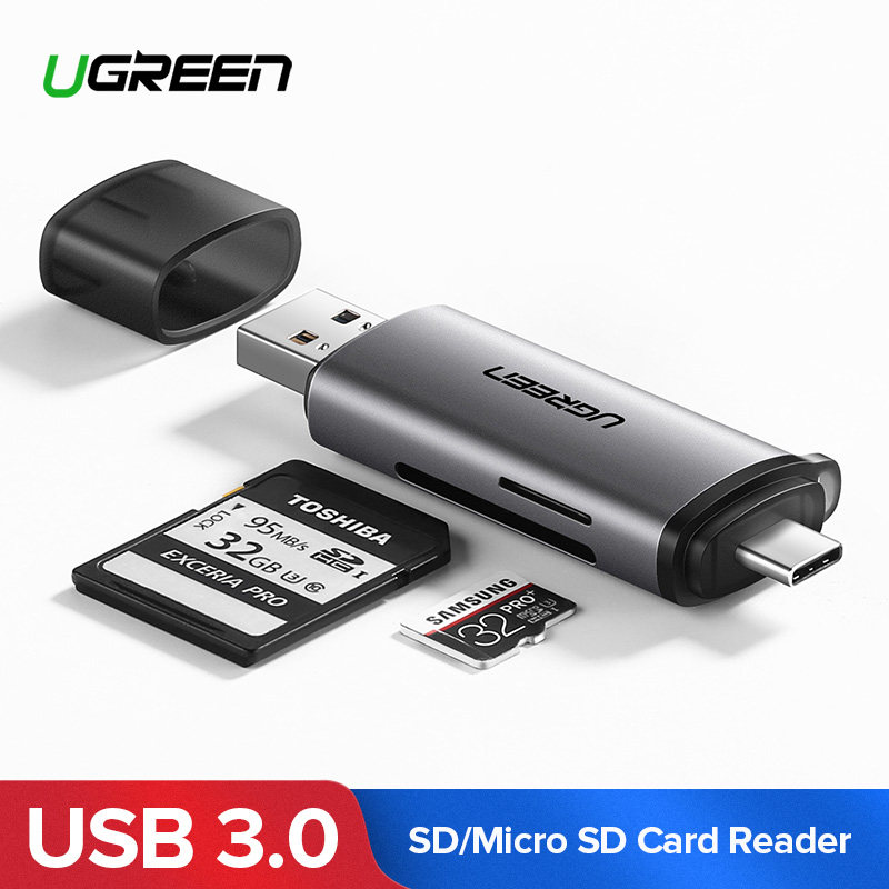 Ugreen Card Reader USB 3 0 SD Micro SD TF OTG Smart Memory