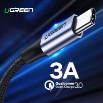 Green Union Ugreen Type C Cable USB C Fast Charging Data Cable US288