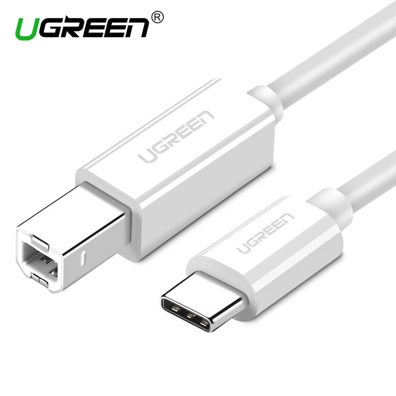 Green Union UGREEN Type-C turn USB print machine data line suitable for Apple Huawei Xiaomi Notebook