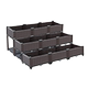 Extra large outdoor rectangular planting box for balcony flower planting