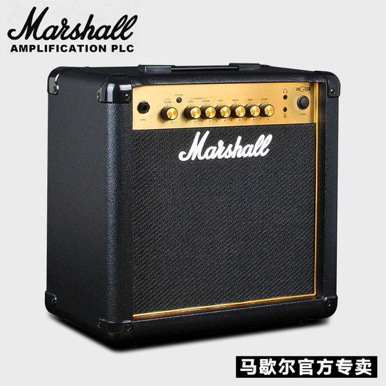 정품 영국 MARSHALL 일렉트릭 기타 스피커 Marshall MG15R 클린 사운드 왜곡 수입 말 스푼 오디오