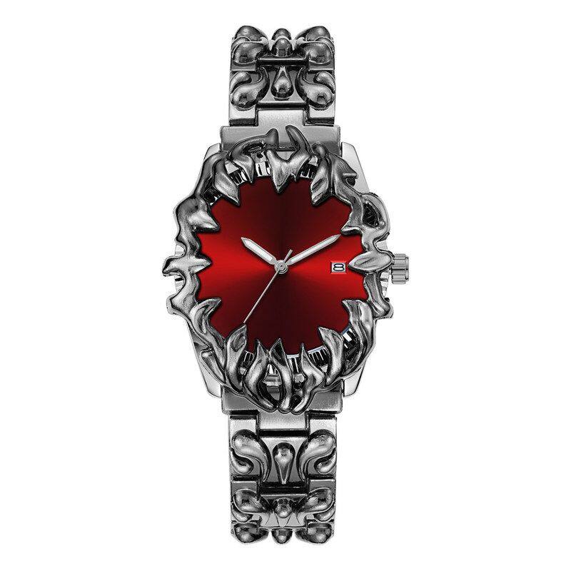 Foreign trade best-selling men's watch with unique claw design, devil's eye pattern, waterproof design, blue devil's eye quartz watch.