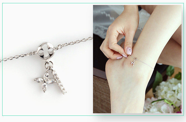 Bracelet de cheville Femme OTHER   en Argenterie - Ref 3102039 Image 8