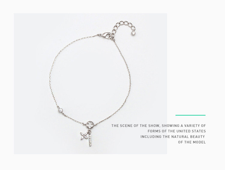 Bracelet de cheville Femme OTHER   en Argenterie - Ref 3102039 Image 19