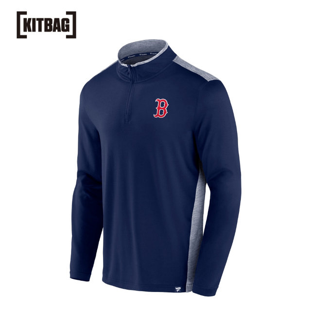 Boston Red Sox Quarter Zip Top - ຜູ້ຊາຍ