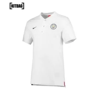 [Chính thức] Áo thể thao nam Manchester City áo phông trắng Nike áo thun ngắn tay cotton giản dị áo polo trắng