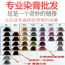 Hair salon special dye cream wholesale barber shop tide color without ammonia cover white hair multi-stage color in one step